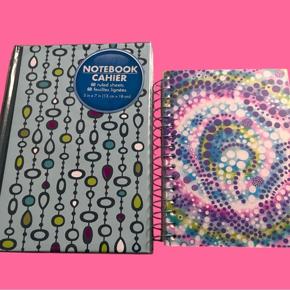 Colorful Spiral and Patterned Notebook Set - Picture 1 of 4